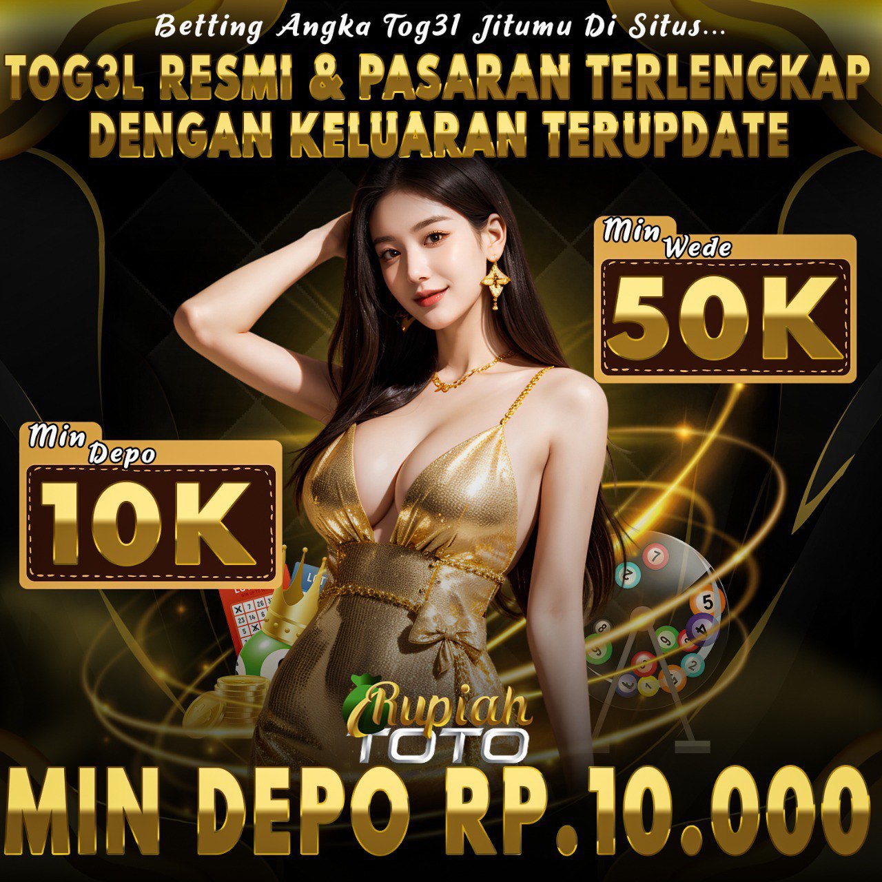 RUPIAHTOTO : Platform Situs Toto Bermain Togel Online Terpercaya Minimal Bet 100 Perak di Indonesia